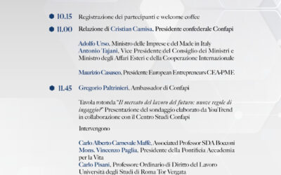 Confapi domani celebrerà i suoi 75 anni con Urso, Tajani e Salvini – Confapi Matera presente con oltre 70 imprenditori