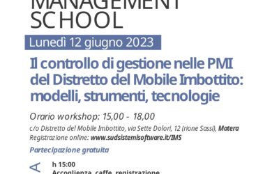 Il Controllo di Gestione nelle PMI del Distretto del Mobile Imbottito – 12 giugno ore 15