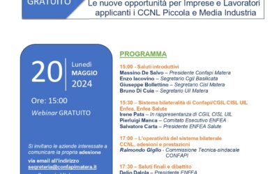 Webinar ENFEA – ENFEA Salute – 20 maggio 2024 ore 15.00