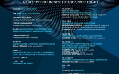 MicroCyber in Basilicata: venerdì 28 marzo arriva a Matera il progetto europeo per la cybersecurity a supporto di MPMI, professionisti e PA locali