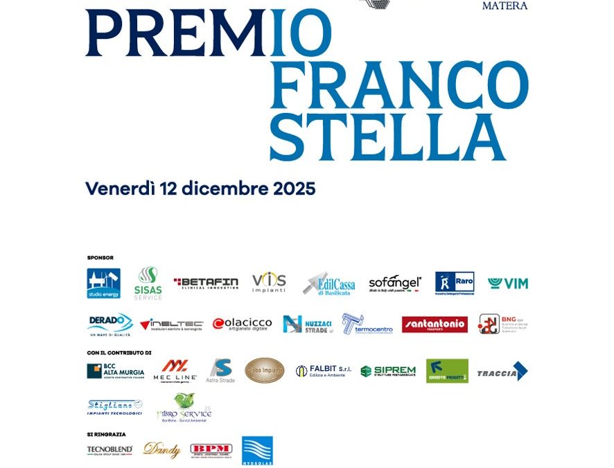Prima edizione del “Premio Franco Stella” – 12 dicembre 2025