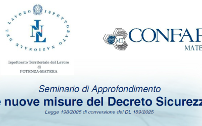 Le nuove misure del Decreto Sicurezza sul Lavoro – Seminario di studi con l’Ispettorato Territoriale del Lavoro – 23 marzo 2026