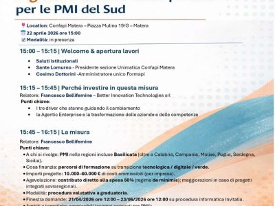Sviluppo competenze: formazione Digitale e Green a fondo perduto per le PMI del Sud