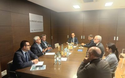 Il responsabile ANAS per la Basilicata, Giancarlo Luongo, ospite presso la sede di Confapi Matera
