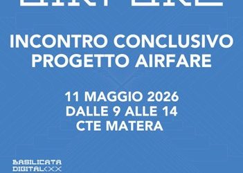 AIRFARE, l’11 maggio la giornata di chiusura del progetto dedicato alla transizione digitale