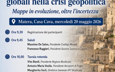 “Turismo e nuovi scenari globali nella crisi geopolitica – Mappe in evoluzione, oltre l’incertezza” – 20 maggio 2026