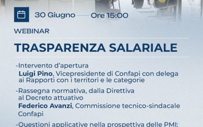 Webinar Decreto Trasparenza salariale – 30 giugno ore 15