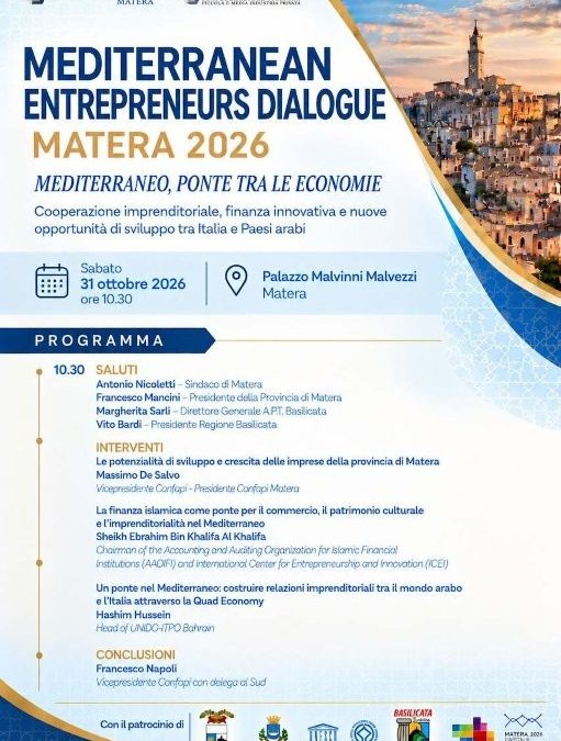 Cooperazione internazionale – Incontro con lo Sceicco del Bahrein – 31 ottobre ore 10.30